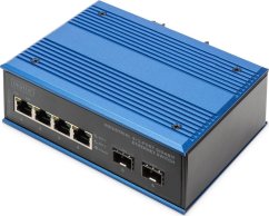 Digitus DIGITUS Industrial 4+2 -Port Gigabit Ethernet Switch 4 Port GE RJ 54 2 GE SFP Port