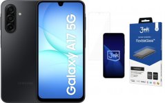 Samsung Galaxy A17 5G 4/128GB Czarny (SM-A176BZKAEUE) + FlexibleGlass