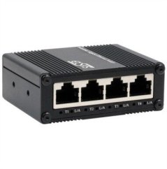 Exsys EX-62021 Micro 5-portowy przemysłowy Prepínač Gigabit, niezarządzalny, zasilany przez USB-C