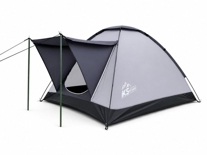 Kubisport Kopułowy 2-3 osoby Wodoodporny KS Outdoor Sivý 200 x 150 x 100 cm (Kub_05-ST03K-SE)