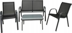 Koopman Sada mebli záhradných stolik + sofa + 2 fotele