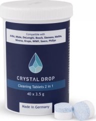 Crystal Drop 2 fazių valymo tabletės (40 vnt. x 3.5 g)