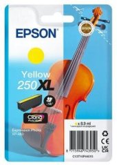 Epson 250XL - 8.9 ml - XL - Žltý - original - opakowanie blistrowe - kartridż z Tonerem - fur P/N: C11CL95402