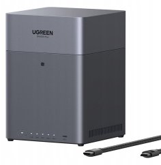 Ugreen NASync DH4300 Plus 4-diskowy 8GB RAM 2.5GbE LAN Sivý (85660)