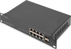 Digitus DIGITUS Switch  8Port Gigabit unmanaged 10" 2Uplinks schwarz