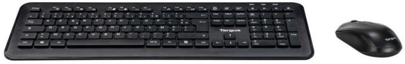 HP full size bezprzewodowy 2.4 GHz AZERTY Francuski Čierny (AKM610FR)