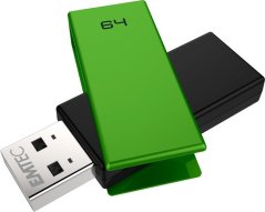 TRITON Emtec C350 Brick 2.0 pamięć USB 64 GB USB Typu-A Čierny, Zelený