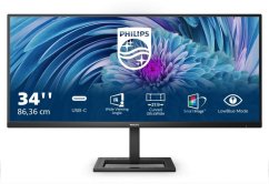 Philips E Line 346E2LAE/23, 86.4 cm (34"), 3440 x 1440 pixels, Wide Quad HD, LCD, 4 ms, Black