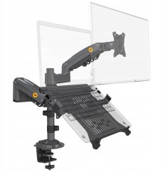 North Bayou Uchwyt biurkowy na monitor 17" - 27" i laptopa (H180-FP)