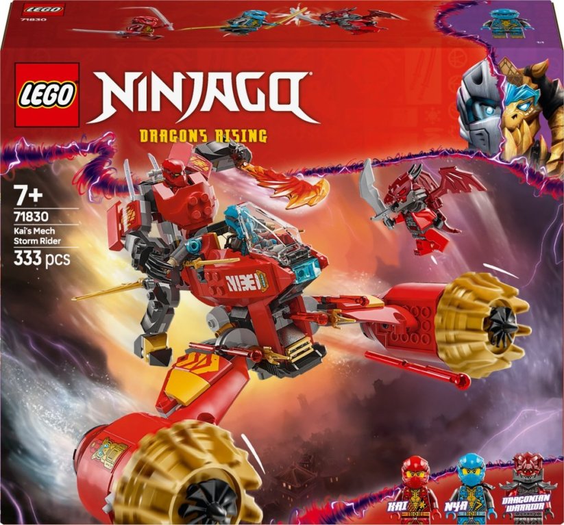 LEGO Ninjago Burzowy jeździec-mech Kaia (71830)