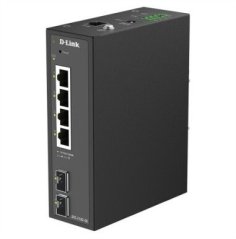 D-Link Prepínač DIS-210G-06 z 6 portami, inteligentny, zarządzalny, gigabitowy, przemysłowy
