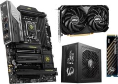 Morele.net MSI GeForce RTX 4060 Ventus 2X Black OC + Płyta MAG Z890 TOMAHAWK WIFI + Zasilacz MAG A750GL PCIE5 750W + GRATIS Dysk SSD Spatium M450 V1 1TB / MSI MAG Z890 TOMAHAWK WIFI