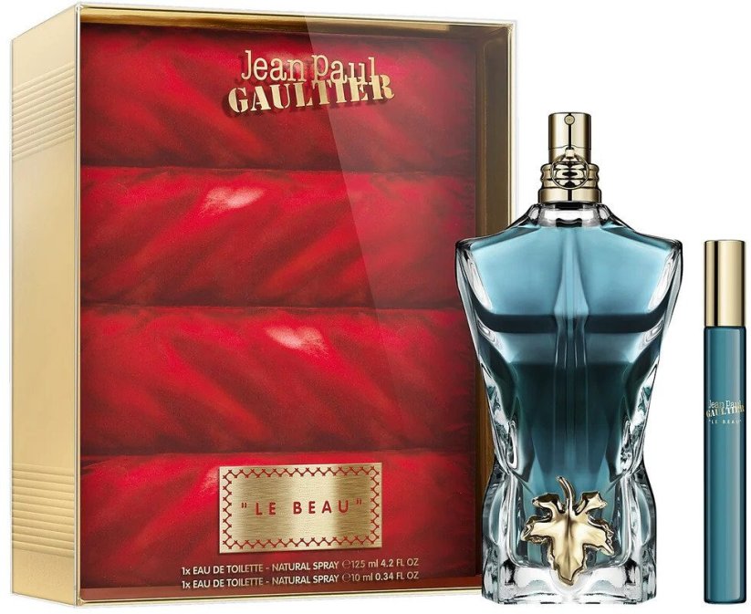 Jean Paul Gaultier Set : Le Beau, Eau De Toilette, For Men, 125 ml + Le Beau, Eau De Toilette, For Men, 10 ml For Men