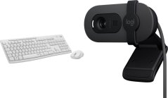 Logitech MK295 Silent Wireless Combo (920-009824) + Brio 100 (960-001585)