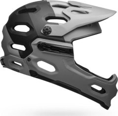 Bell Prilba na celú tvár Super 3R MIPS downdraft matte gray gunmetal roz. S (52–56 cm) (BEL-7101506)