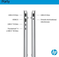 HP OmniBook 7 AI 14-fr0003nw Intel Core Ultra 5 225U Notebook 35,6 cm (14") 2K 16 GB LPDDR5-SDRAM 512 GB SSD Wi-Fi 6E (802.11ax) Windows 11 Pro AI PC strieborný