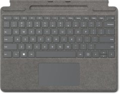 Microsoft Surface Pro Signature Keyboard Klawiatura z trackpadem przysPESzeniomierz Surface Slim Pen 2 podstawka i Nabíjačka QWERTY międzynarodowy angielski prokovyna