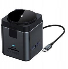Blitzwolf Stacja dokująca 9w1 Blitzwolf BW-TH17 + Nabíjačka indukcyjna 15W MagSafe