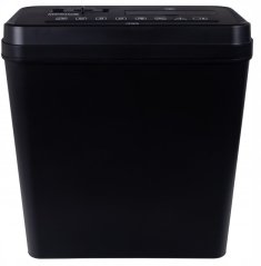 OfficeProducts Niszczarka, paski, do 10 kartek A4, koš 14l, Čierna