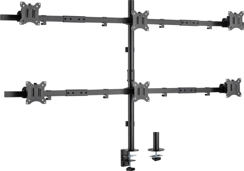 Sony InLine® Tischhalterung, für 6x LCD-/LED-Display bis 81cm (32"), max. 7kg