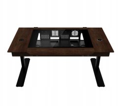 Lian Li DK07 Wood Hnedýowo-čierne 148 cm x 87.7 cm