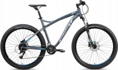 Romet Dviratis Romet Rambler FIT 27.5 2024 black-silver-blue-18" / M (Dydis: 18" / M)