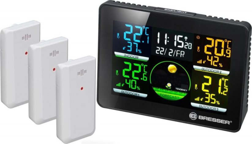 Bresser Thermo-/Hygrometer Quadro NLX