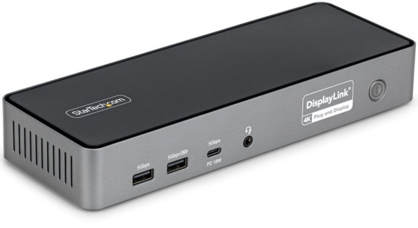 StarTech USB-C Stacja dokująca Pre trzech monitorów 140W Stacja ładująca Pre MacBook Pro i Windows 4K 60Hz HDMI lub DisplayPort
