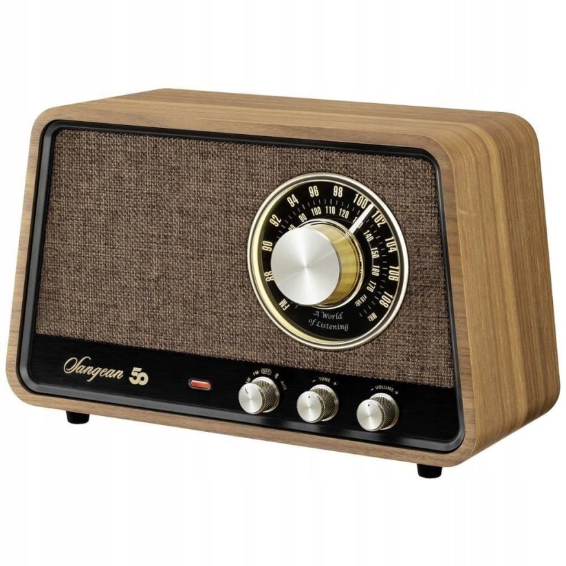 Sangean Sangean WR-101 table radio, Bluetooth, vintage walnut wood