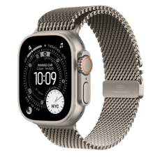 Apple Watch Ultra 3 GPS + Cellular 49mm Prírodný titán s prírodným titánovým milánským ťahom - S