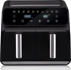 Alpina Alpina frytkownica beztłuszczowa 2x4 litry cyfrowy wyświetlacz Airfryer