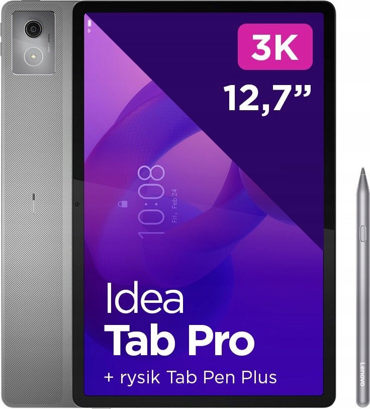 Lenovo Idea Tab Pro 12.7" 128 GB Sivý