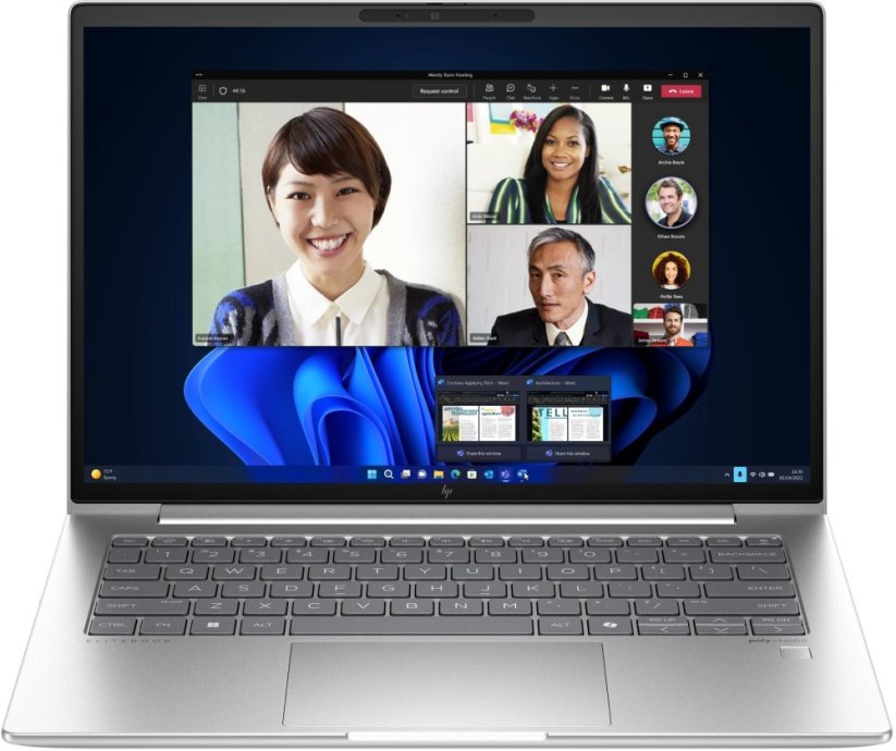 HP HP EliteBook 640 G11 Intel Core Ultra 5 135H Notebook 35,6 cm (14") WUXGA 16 GB DDR5-SDRAM 512 GB SSD Wi-Fi 6E (802.11ax) Windows 11 Pro strieborný