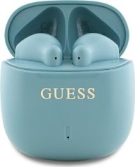 Guess Bluetooth headphones GUTWSJ14ESGQ TWS + docking station turquoise/turquoise Printed Classic Logo