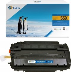 G&G kompatybilny toner z HP CE255X, Canon CRG724, NT-PH255XC, HP 55X, black, 12500s