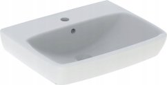Geberit Selnova Square Umywalka, B55cm, H17.5cm, T44cm, z przelewem, z otworem na baterię [20]
