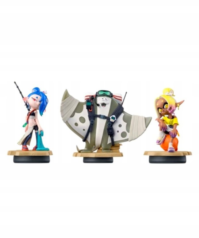 Nintendo amiibo Splatoon Raiders Shiver, Frye and Big Man