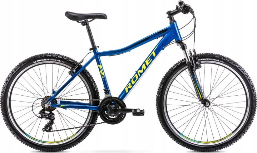 Romet Dviratis Romet Rambler R6.1 JR 2024 blue-green-black-17" / M (Dydis: 17" / M)