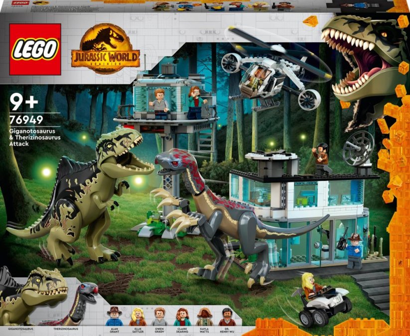 LEGO Jurassic World Atak giganotozaura i terizinozaura (76949)