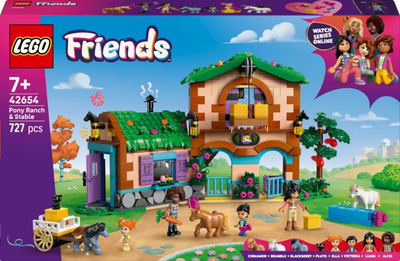 LEGO Friends Pony Ranch a stajne (42654)