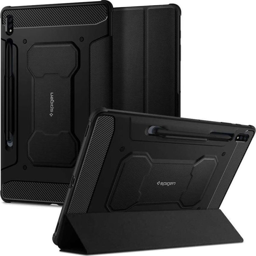 Spigen Etui Spigen Rugged Armor Pro do Galaxy Tab S7 Plus 12.4 T970/T976 Black