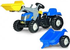 Rolly Toys Traktor New Holland z lyžica i Przyczepą (5023929)