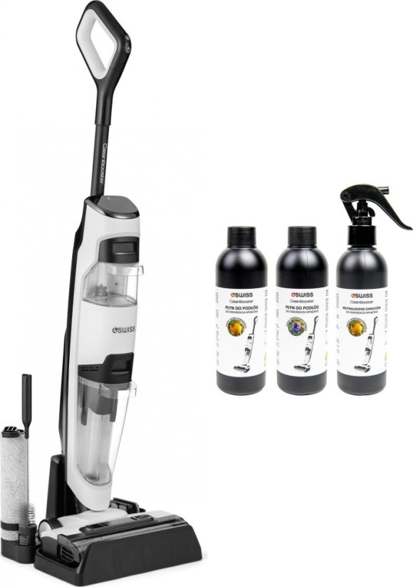4Swiss VC024 CleanBooster White + środki czystości (etykiety niemieckie)