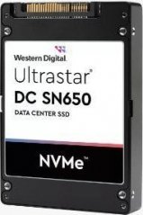 WD disk SSD Western Digital Ultrastar DC SN650 WUS5EA176ESP5E1 (7.68 TB; U.3; PCIe NVMe 4.0 ; 1DW/D; SE)