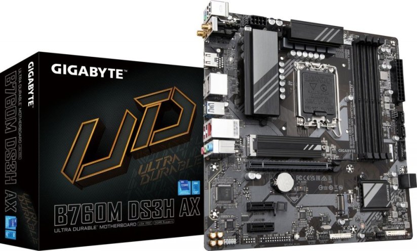 Gigabyte MB B760 S1700 MATX/B760M DS3H AX 1.3 GIGABYTE