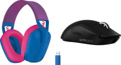 Logitech G435 Niebieskie (981-001062) + G PRO X SuperLight 2  (910-006630)