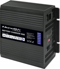 Qoltec Inteligentna Nabíjačka do akumulátorów LiFePO4 AGM GEL SLA | 50A | 12V