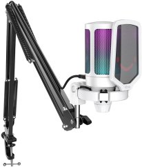 Fifine Fifine Technology FIFINE AmpliGame A6T RGB Baltas (Baltas) Kondensatorinis Mikrofonas