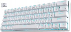 Royal Kludge Klawiatura mechaniczna Royal Kludge RK61 RGB, red switch (Biela)