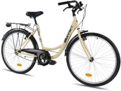 N1 Miesto dviratis Bottari Taormina 26", smėlio spalvos